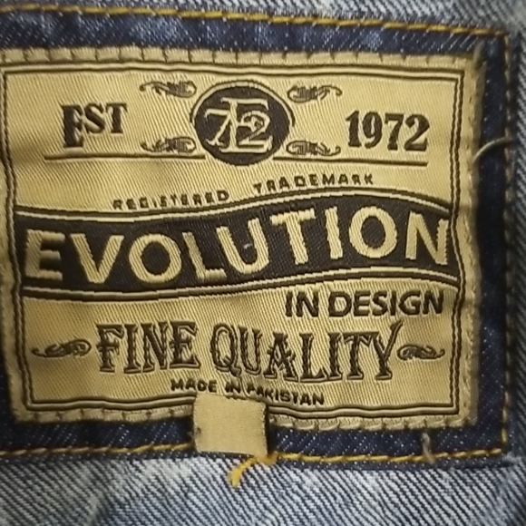 Retro Evolution in Design Denim Vest size Med - Picture 2 of 6